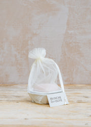 Branche D'Olive Heart Shaped Soap and Dish in Rose