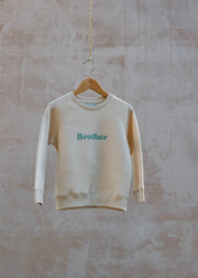 Bob & Blossom Children's Brother Sweater in Vanilla