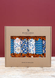 Burford Garden Co. Luxury Christmas Crackers with Orange Ribbon