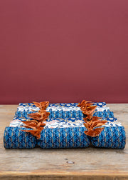 Burford Garden Co. Luxury Christmas Crackers with Orange Ribbon
