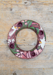 Bungalow Advent Candleholder in Red