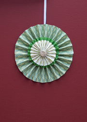 Naya Paper Rosette in Sage, 20cm