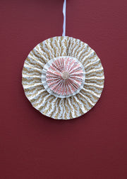 Bungalow Naya Paper Rosette in Tea Rose, 20cm