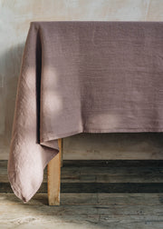 Ashes of Roses Linen Tablecloth