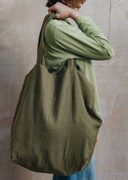 Baltic Flax Burford Martini Olive Linen Bag