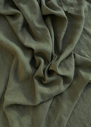 Baltic Flax Martini Olive Linen Tablecloth