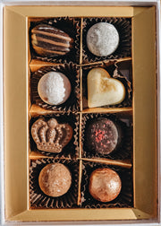 House of Dorchester Burford Garden Co. Luxury Chocolate Gift Box, 8 pieces