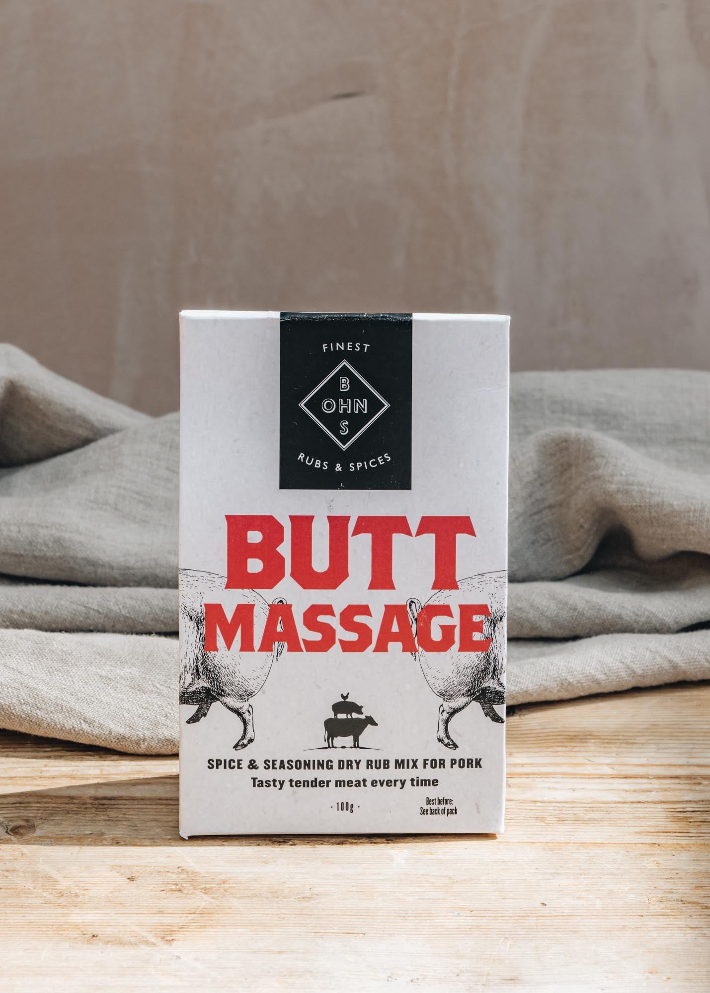 Bohns Butt Massage - Spice and seasoning dry rub mix