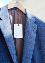 Kenny Ryder Caruso Unstructured Wool/Cashmere Check Blazer - XXL