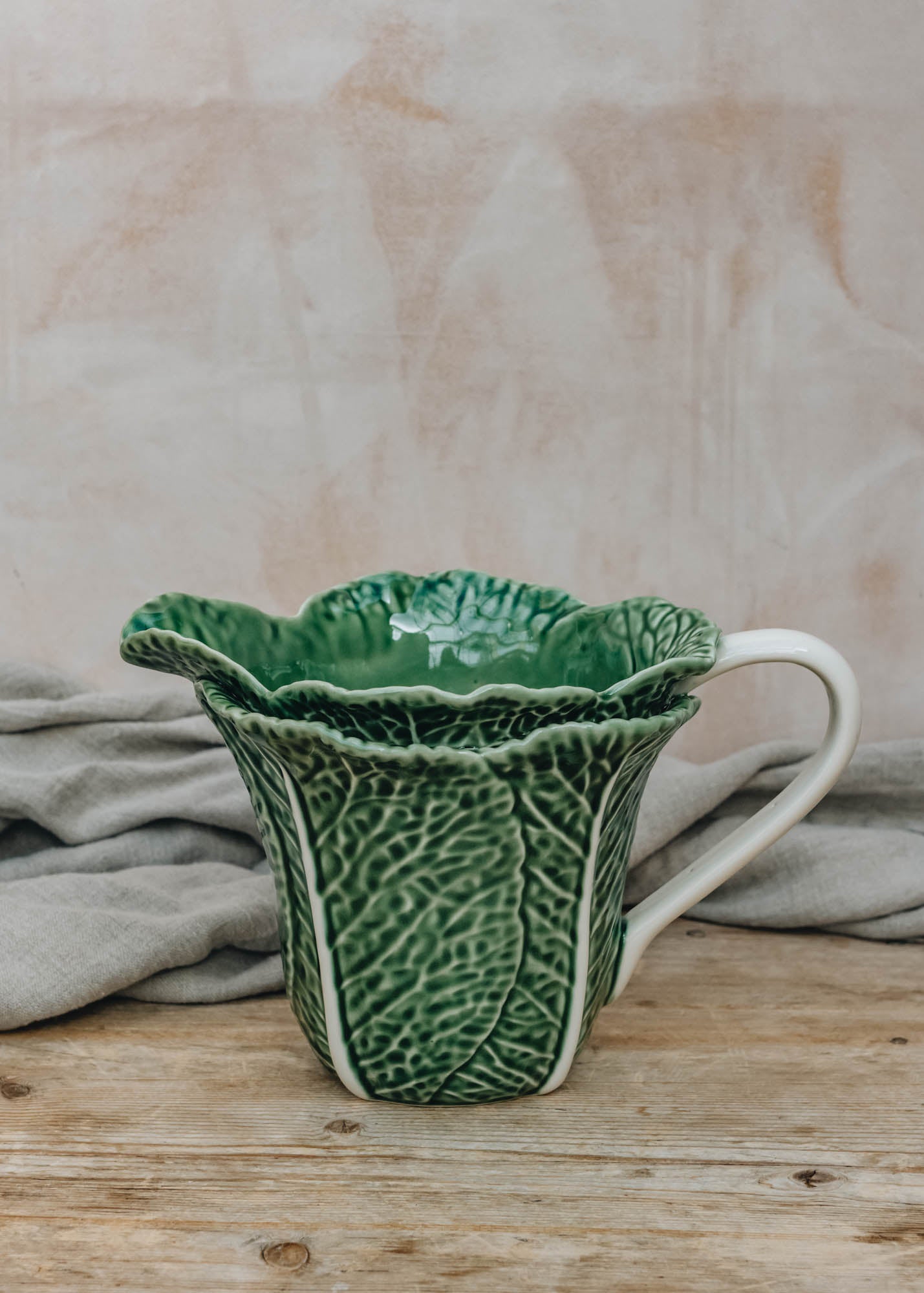 Lenox Pebble Cove Large Pitcher - Elegant Stoneware Serving Pitcher