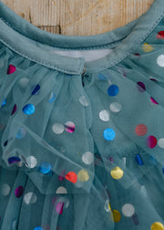 Bob & Blossom Cape in Turquoise Spot Layer