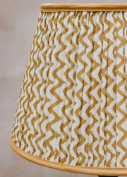 Pooky Lighting Pooky Lighting Caramel Chevrons Straight Empire Shade, 30cm