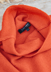 Cash-Ca Oversized Soft Sweater in Firebrick