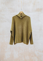 Eribé Oversized Soft Sweater in Olive