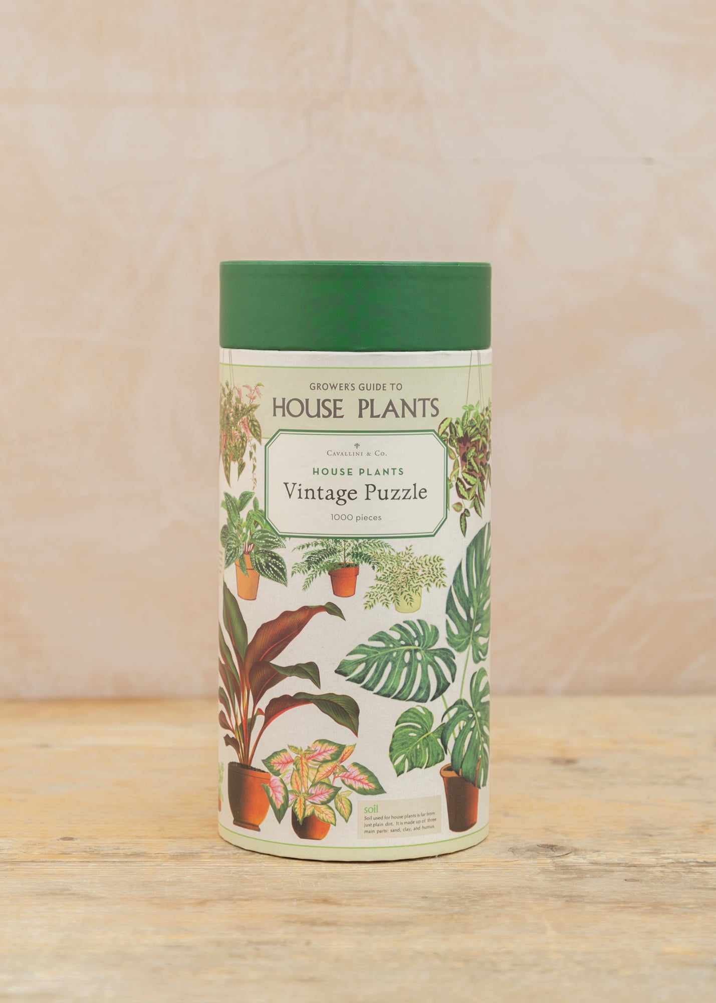 vintage puzzle house plants Cavallini & Co. Houseplants Puzzle, 1000 pieces – Burford Garden Co