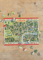 Cavallini & Co. London Map Puzzle, 1000 pieces