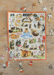 Cavallini & Co. Vintage Cats Puzzle, 1000 pieces