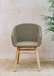 Gommaire Gommaire Charly Teak Armchair in Beige