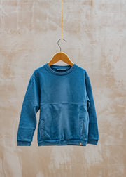 Lil' Atelier Children's Nalf Sweatshirt in Federal Blue