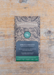 Chocolarder Spruce Shoots 70% Dark Chocolate Bar