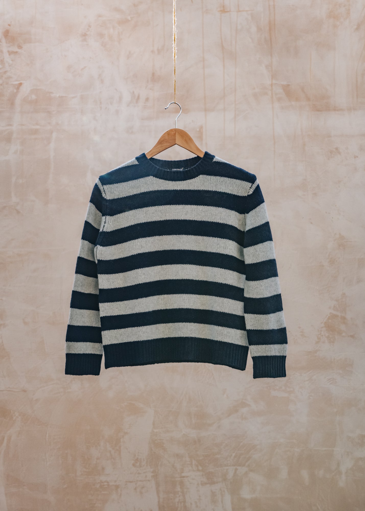 Striped crew neck jumper online