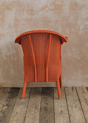 Lloyd Loom Classic Armchair in Burnt Orange