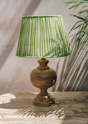 Pooky Lighting Classic Chalk Stripes Empire Shade in Green, 35cm