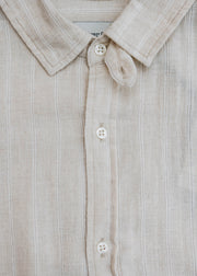 Oliver Spencer Clerkenwell Tab Shirt in Cream