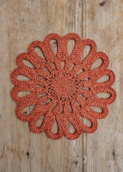 The Jacksons Coral Jute Flower Placemat