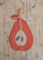 The Jacksons Coral Jute Pear Placemat