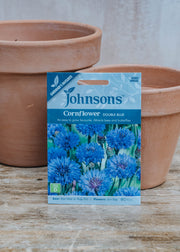 Gluttonous Gardener Cornflower Double Blue Seeds