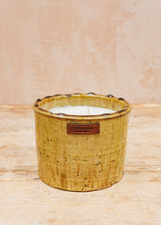 Côté Bougie Medium Yellow Tamegroute Candle in Orange Blossom