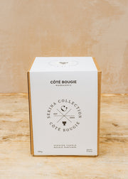 Côté Bougie Medium Zébré Cup Candle in Marjorelle Mandarin