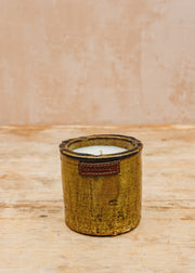 Côté Bougie Small Yellow Tamegroute Candle in Orange Blossom