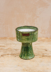 Côté Bougie Green Tamegroute Cup Candle in Mint and Tea