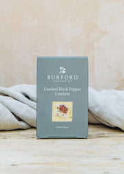 Cornish Charcuterie Cracked Black Pepper Crackers, 120g