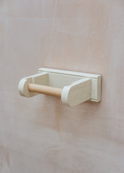 Trovelore Toilet Roll Holder in White