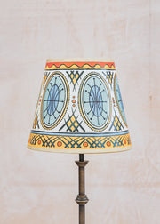Cressida Bell Slender Hand Painted Lampshade in Callisto Yellow Gold