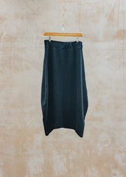 Cut Loose Crimped Fabric Lantern Skirt in Etan