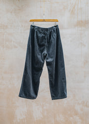 Cut Loose Easy Crop Lux Cord Pant in Gull