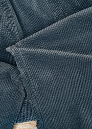 Cut Loose Easy Crop Lux Cord Pant in Gull