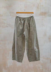 Cut Loose Lantern Mini Cord Pant in Lentil