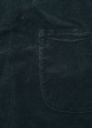 Cut Loose Lantern Pocket Mini Cord Skirt in Black