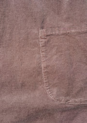 Cut Loose Lantern Pocket Mini Cord Skirt in Cola