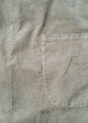 Cut Loose Lantern Pocket Mini Cord Skirt in Kelp