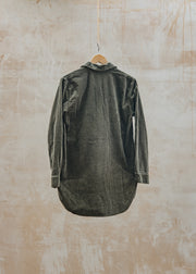 Cut Loose Lux Cord A-Line Shirt in Kelp