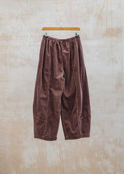Cut Loose Lux Cord Lantern Pant in Cola