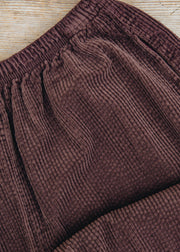 Cut Loose Lux Cord Lantern Pant in Cola