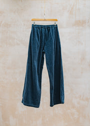 Cut Loose Lux Cord Wide Leg Zip Pant in Etan