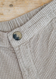 Cut Loose Lux Cord Wide Leg Zip Pant in Lentil